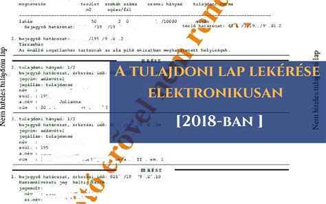 hiteles tulajdoni lap lekérése|Földhivatali Portál